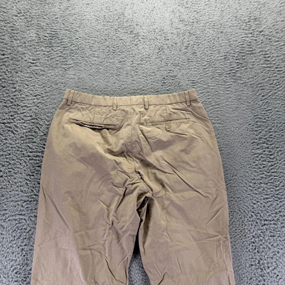 Banana Republic Pant Mens 32x32 Beige Cotton Dress Straight Leg Business Career